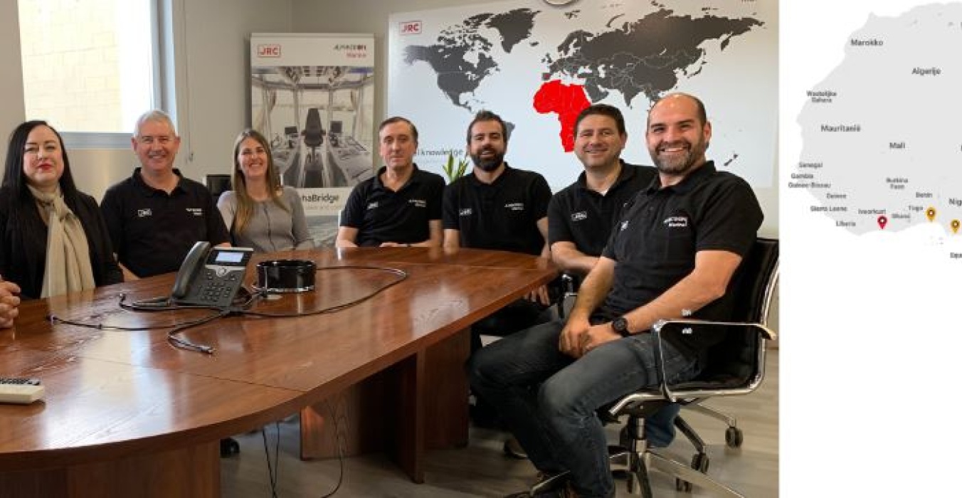 JRC/Alphatron Marine Iberia has been assigned the task of managing JRC/Alphatron Marine accounts located in the African continent