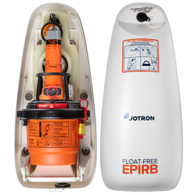 Tron 40AIS with float-free bracket